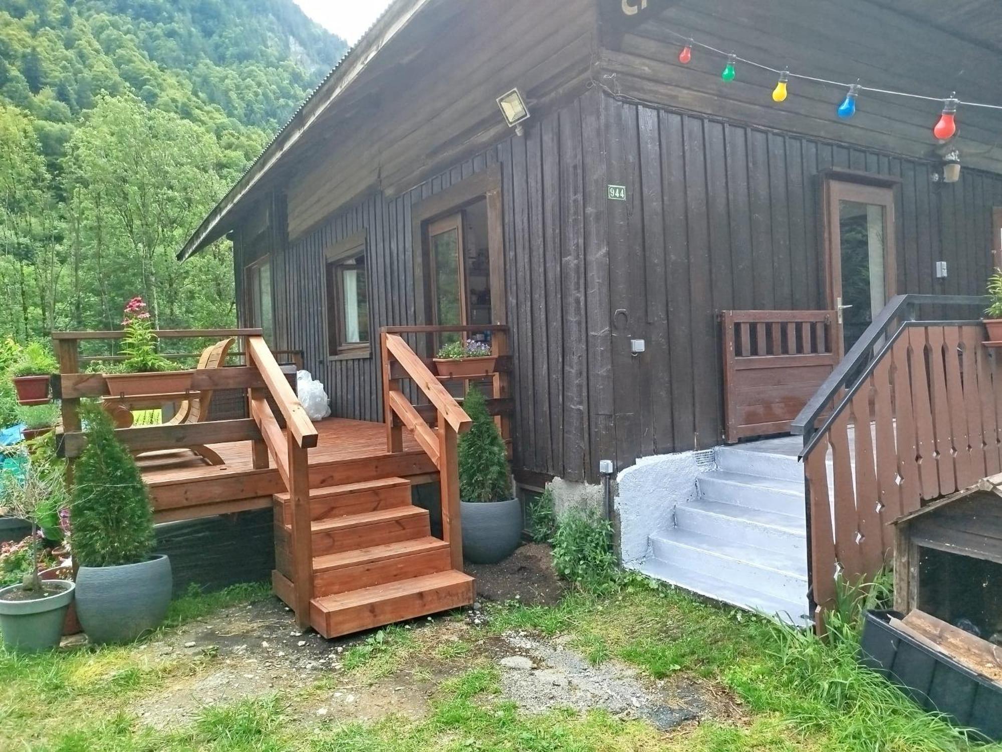 Chalet 8 Personnes + Grand Terrain Et Riviere Entremont Buitenkant foto